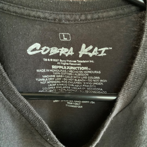 Cobra Kai T-Shirt in Black size L - Picture 3 of 3